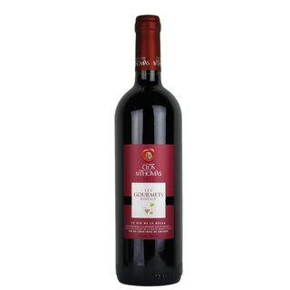 Chateau St. Thomas - Les Gourmets Rouge - Rotwein trocken 0,75 l, 9,9